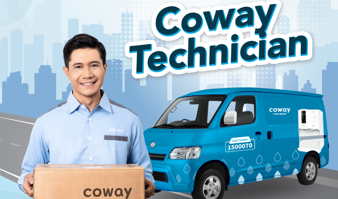 Pengantaran Produk dari Coway Technician